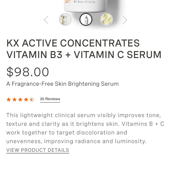 Kate Somerville Kx active concentrates vitamin b3 + c serum - Picture 3 of 4